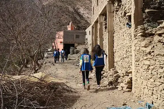 Les equipes de la Fondation Amane